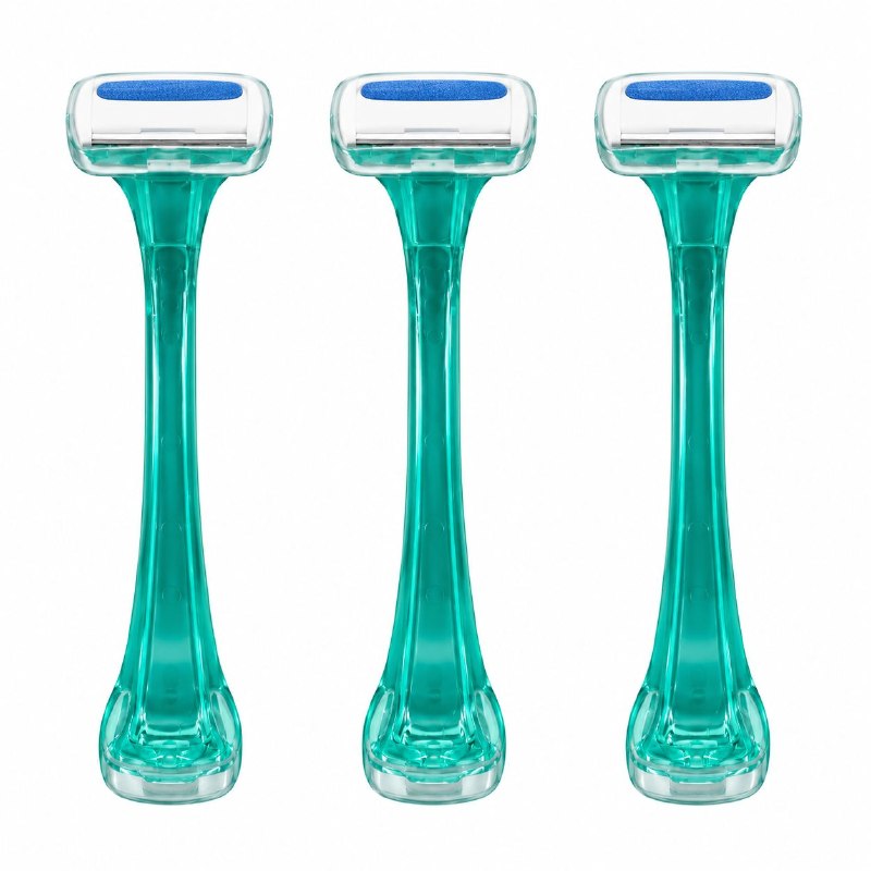 SET DE 3 RASURADORAS AFEITADORAS FEMENINAS DE PRECISION DE ACERO INOXIDABLE MODESS