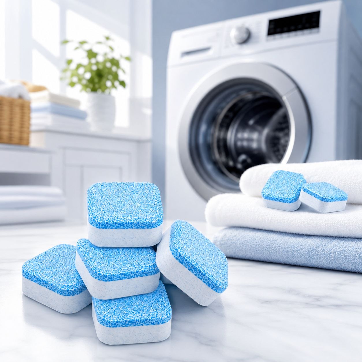 PASTILLAS LIMPIADORAS PARA LAVADORA DEEP CLEAN FORMULA GKISIR 12 TABLETAS 1 UND