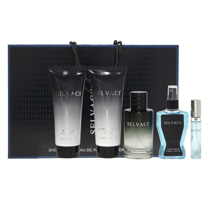 SET SELVACE EDP 100ML, EDP 15ML, BODY MIST 100ML, SHOWER GEL 150ML, AFTER SHAVE 150ML (H)
