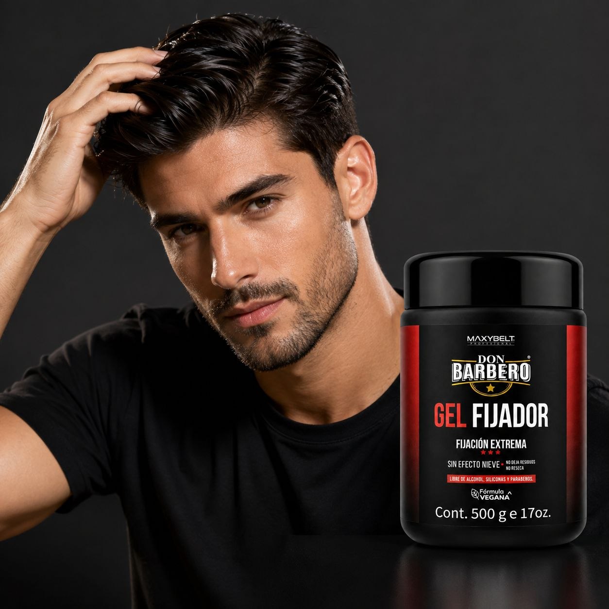 GEL FIJACIÓN EXTREMA MAXYBELT DON BARBERO 500G 1 UND