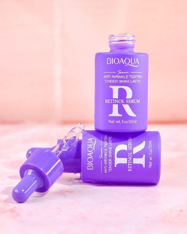 SUERO FACIAL DE RETINOL ANTIARRUGAS CON RETINOL Y ACIDO HIALURONICO BIOAQUA 30ML