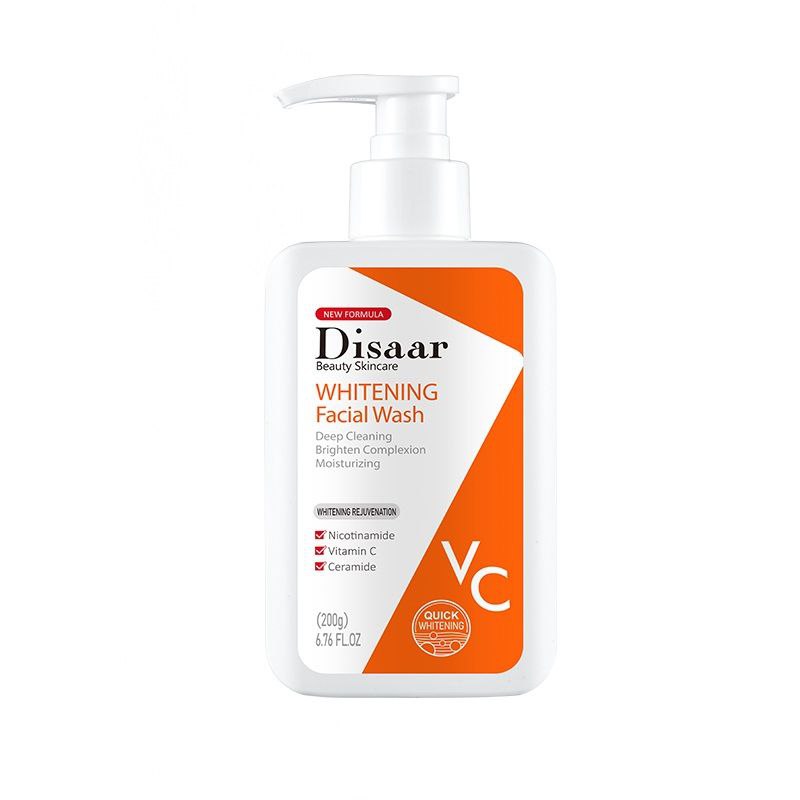 CREMA FACIAL PARA LAVADO BLANQUEADORA Y VITAMIN C DISAAR 120G