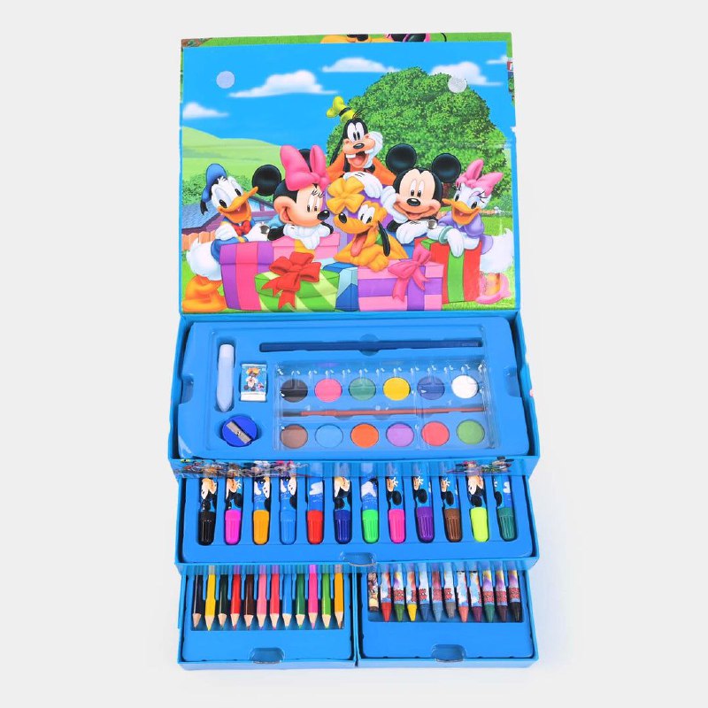 ESTUCHE DE ARTE MICKEY MOUSE 54 PIEZAS