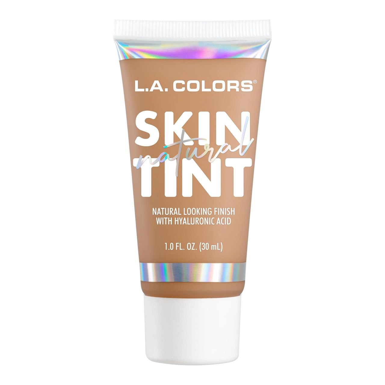 BASE MAQUILLAJE LIQUIDA NATURAL SKIN TINT TONO CLM420 CARAMEL L.A. COLORS 30ML