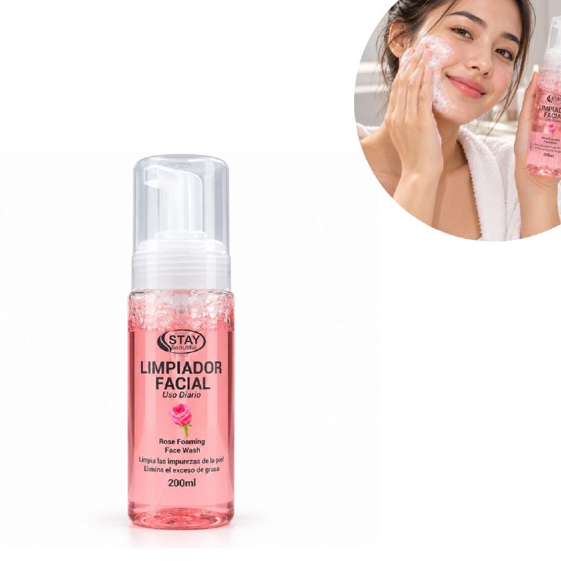 LIMPIADOR FACIAL EN SPRAY SUAVE Y FRESCO DE ROSAS STAY BEAUTIFUL 200ML