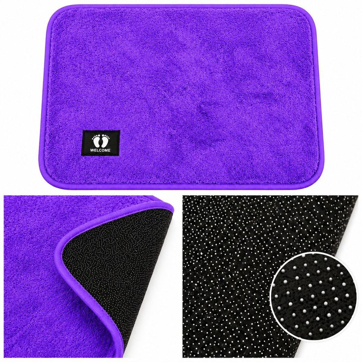 ALFOMBRA ANTIDESLIZANTE PARA BAÑO Y HOGAR BENELI HOME 58X38CM