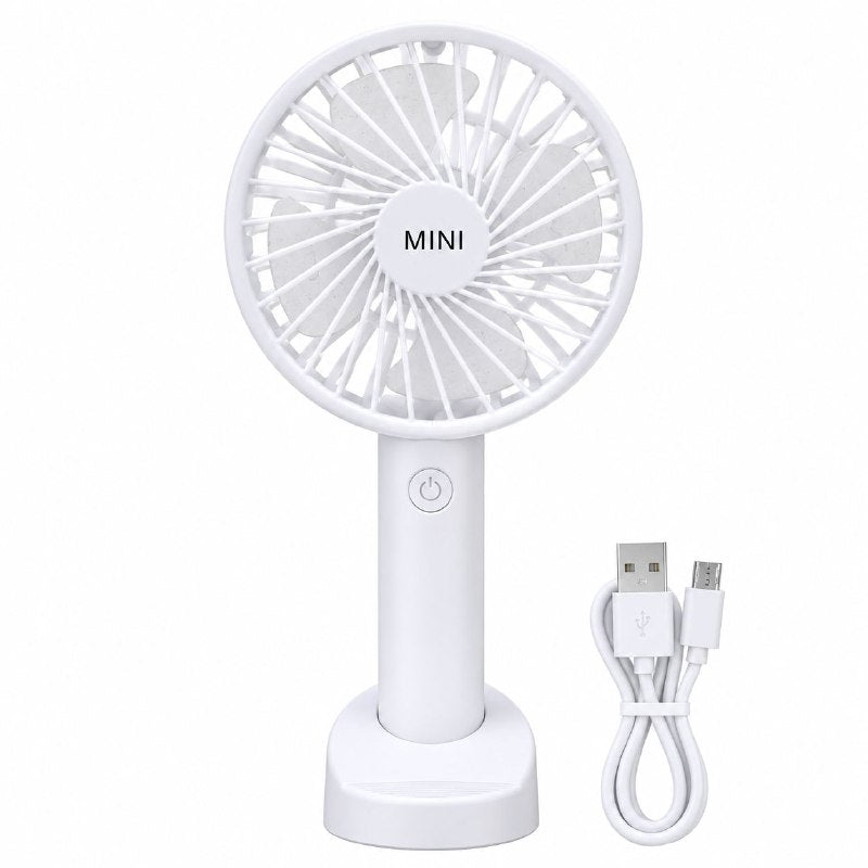 VENTILADOR PORTATIL DE MANO RECARGABLE CON BASE BENELI HOME 10.5X21.6X3.8CM