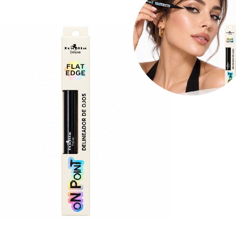 DELINEADOR DE OJOS ULTRA FINA E IMPERMEABLE DE ALTA PRECISION TONO NEGRO ITALIA DELUXE 0.07G