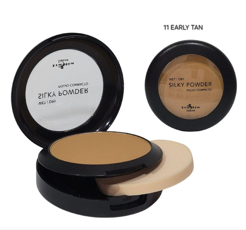 POLVO COMPACTO LIGERO A MEDIO MATE TONO 11 EARLY TAN ITALIA DELUXE 8G