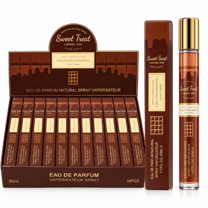 PERFUME EN TUBO SWEET TREAT CARAMEL WISH EDP 35ML (M) (AROMA SIMILAR SABRINA CARPENTER SWEET THOOT)