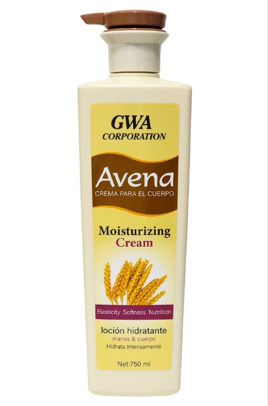 CREMA CORPORAL HIDRATANTE REPARADORA CON AVENA DE EUROPA ORIENTAL GWA CORPORATION 750ML