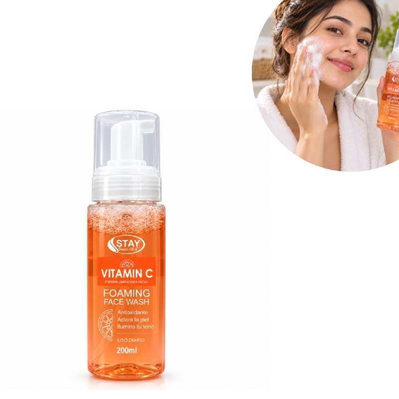 LIMPIADOR FACIAL EN SPRAY ILUMINADOR CON VITAMINA C STAY BEAUTIFUL 200ML