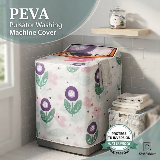 FORRO FUNDA PROTECTORA PARA LAVADORA IMPERMEABLE BENELI HOME 55X58X87CM