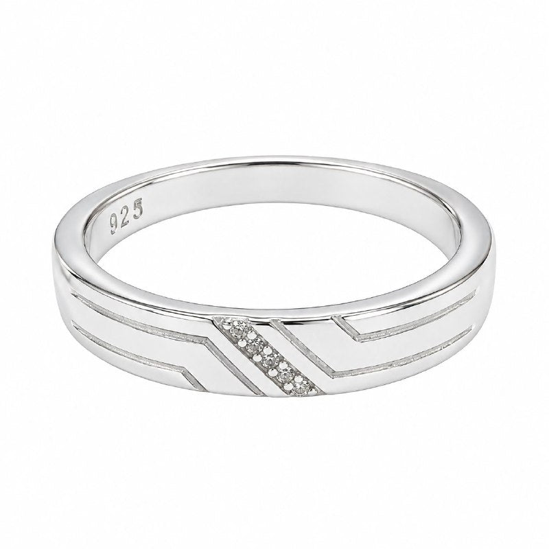 ANILLO DE PLATA 9.25 PARA HOMBRE DE MATRIMONIO 3.8G