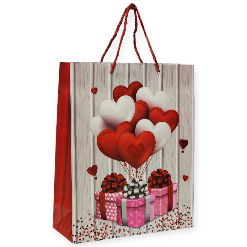 BOLSA DE REGALO GRANDE 30X12X41.5CMCM SAN VALENTIN