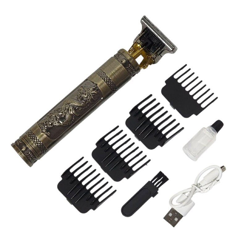 MAQUINA CORTADORA DE PELO PROFESIONAL CABEZAL DE CORTE ACERO FINO BATERIA 120 MINUTOS, CARGA USB VIVE