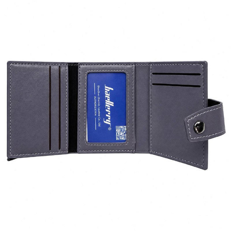 BILLETERA COMPACTA CON TARJETERO Y PROTECCION RFID BAELLERRY 9X8CM