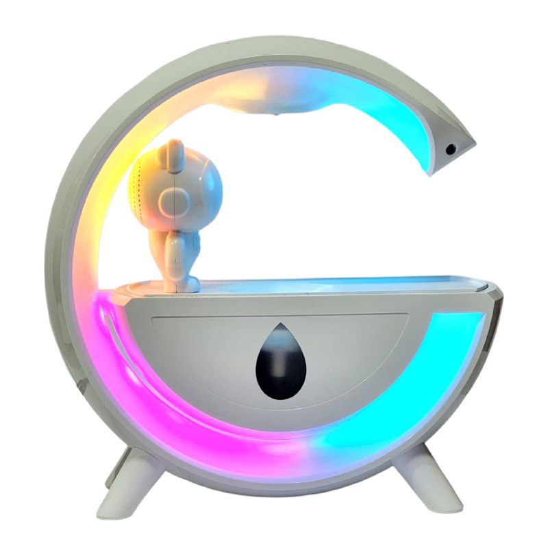 HUMIFICADOR ANTIGRAVEDAD CON LUCES LED Y PARLANTE INTEGRADO T00K8 350ML