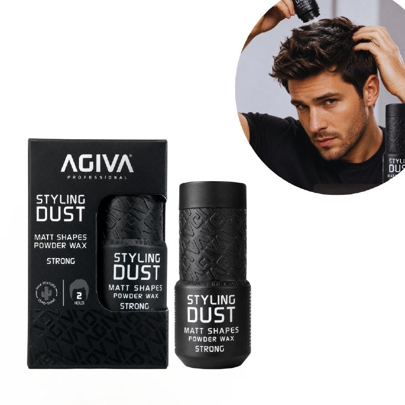 CERA EN POLVO PARA PEINAR TEXTURIZADOR Y VOLUMIZADOR DE ACABADO MATE AGIVA 20G