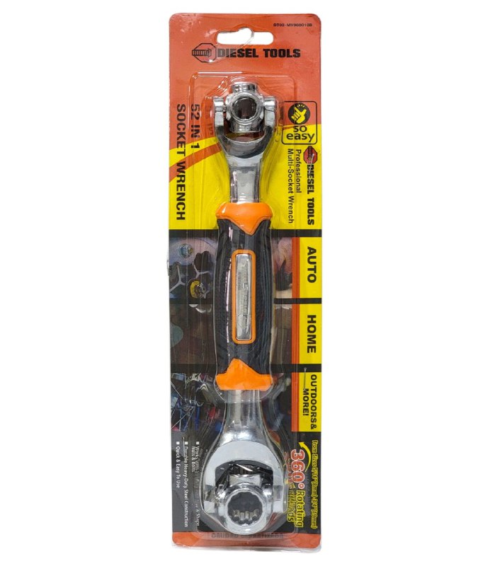 HERRAMIENTA LLAVE MULTIUSOS 52 EN 1, PROFESIONAL DE ACERO RESISTENTE DIESEL TOOLS