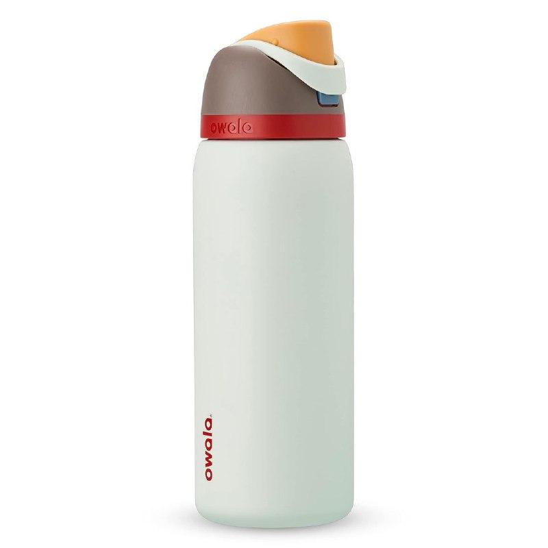 BOTE ORIGINAL TERMICO BOTELLA DE AGUA, AISLAMIENTO Y PAJILLA INCORPORADA, FACIL DE LIMPIAR, RESISTENTE A MANCHAS Y OLORES, 24H FRIO, 2 FORMAS DE BEBER OWALA 32OZ