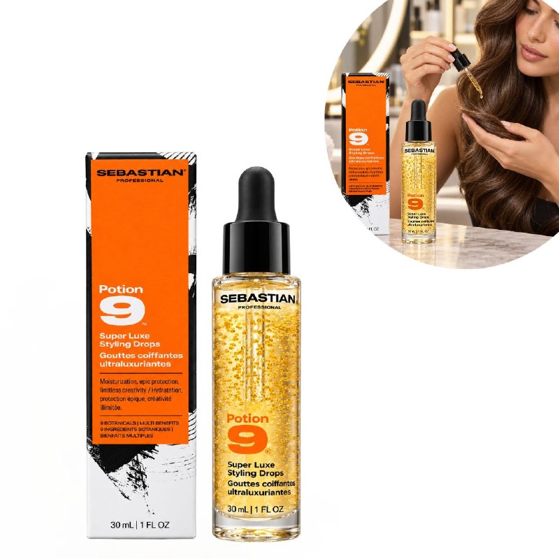 TRATAMIENTO CAPILAR ACONDICIONADOR SI ENJUAGUE CON COMPLEJO DE 9 EXTRACTOS BOTANICOS Y ACEITES NATURALES SEBASTIAN PROFESSIONAL 30ML