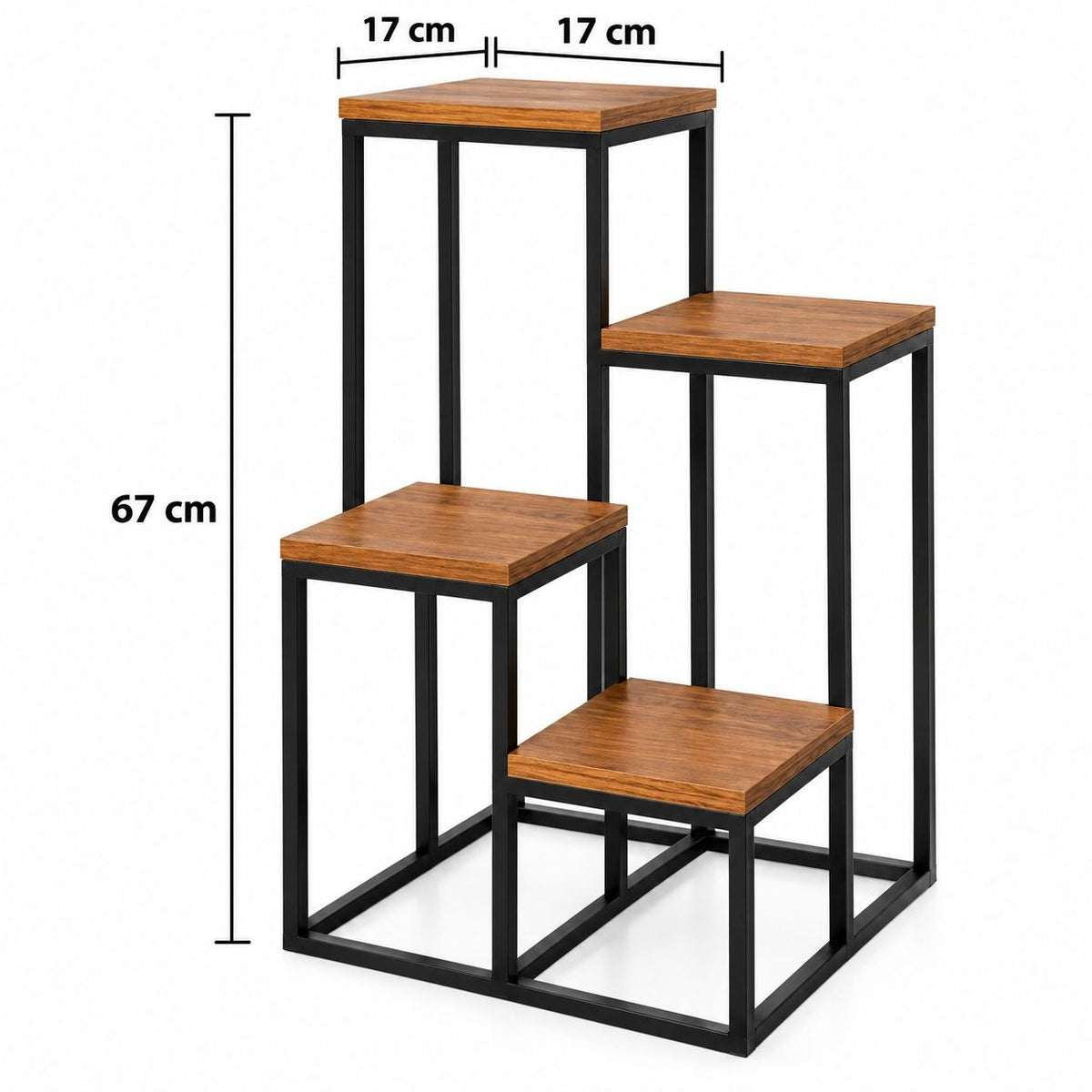 SOPORTE VERTICAL PARA MACETAS Y PLANTAS HOME STYLING COLLECTION 67X17X17CM