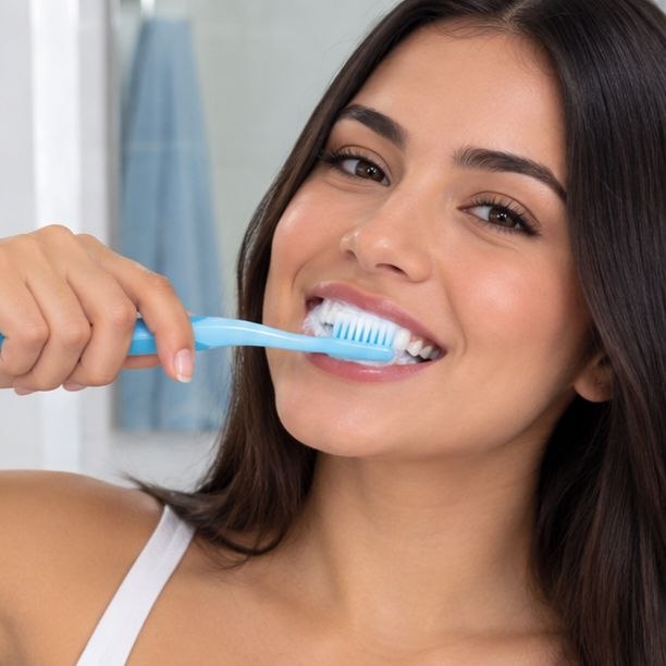 CEPILLO DE DIENTES DE LIMPIEZA PROFUNDA DE CERDAS MEDIANAS MATRIX 19CM