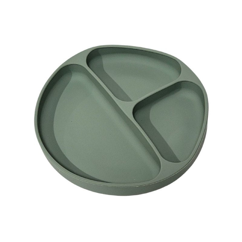 PLATO PARA BEBES CON DIVISIONES DE SILICONA PREMIUM BPA