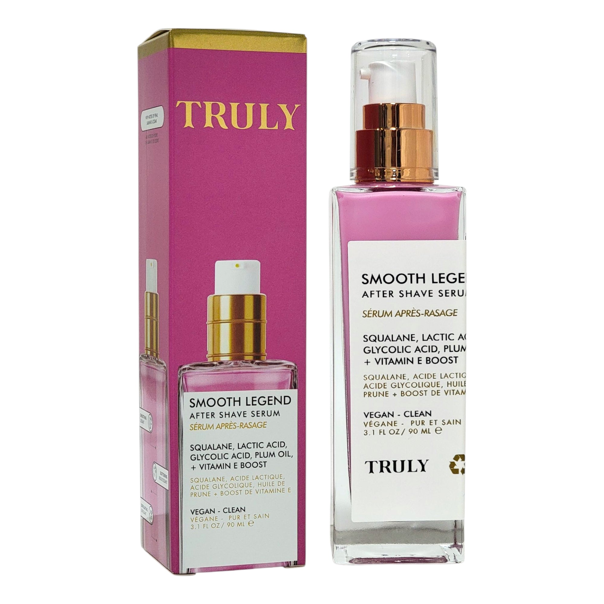 SUERO CORPORAL SUAVIZANTE E HIDRATANTE PARA DESPUES DEL AFEITADO SMOOTH LEGEND TRULY 90ML