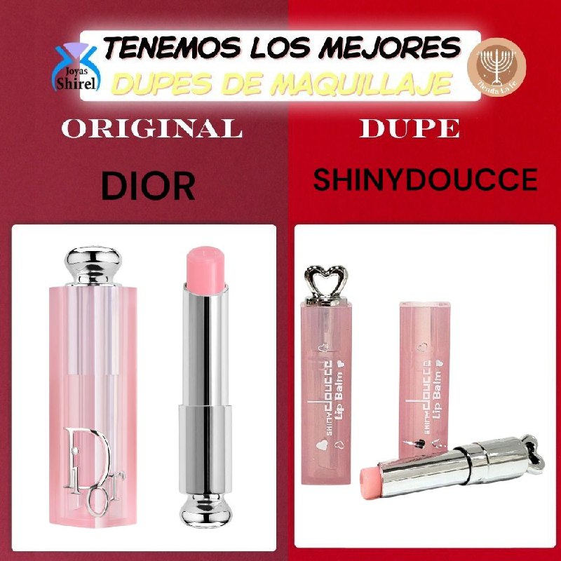 BRILLO LABIAL BALSAMO QUE CAMBIA DE COLOR SHINYDOUCCE (DUPE DE DIOR)