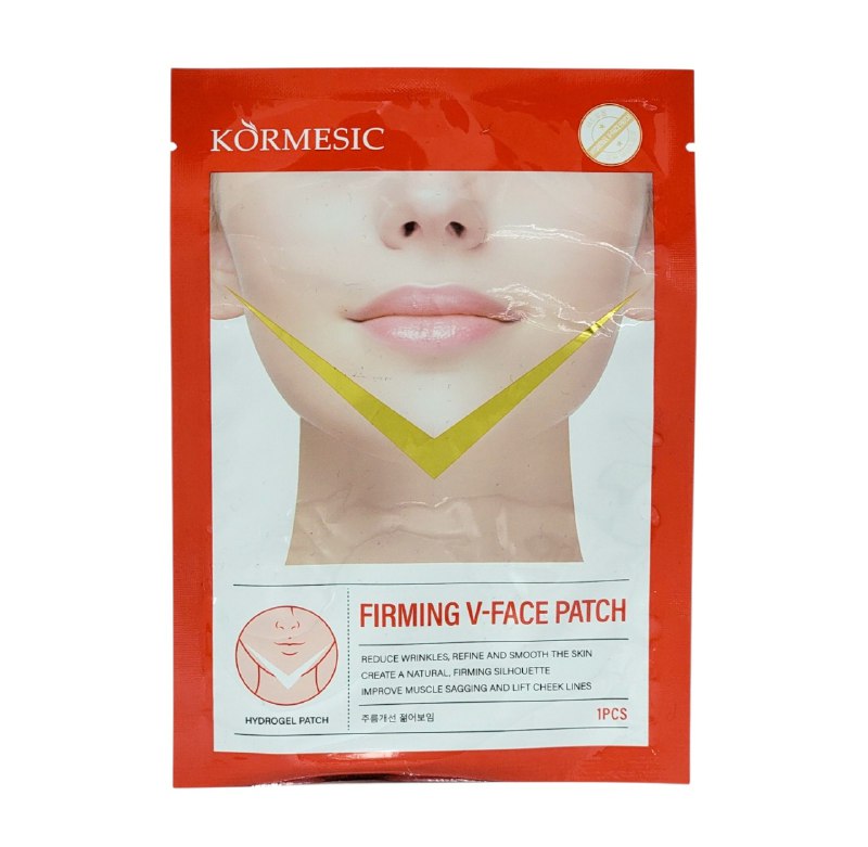 PARCHE FACIAL DE HIDROGEL REAFIRMANTE SUAVIZANTE KORMESIC 1UND
