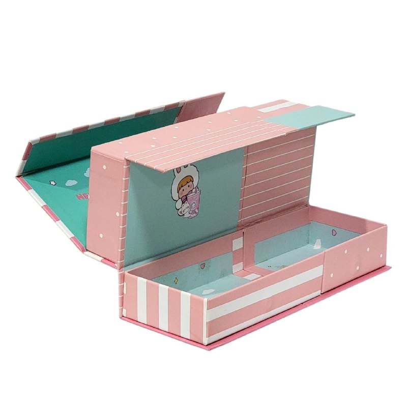 ESTUCHE CARTUCHERA, LAPICERA RECTANGULAR DE 4 COMPARTIMIENTOS CON ESPEJO, MANTIENE LOS LAPICES, BROHCAS, ETC ORGANIZADOS CON ESTILO, 4 DISEÑOS LOVELY DAY