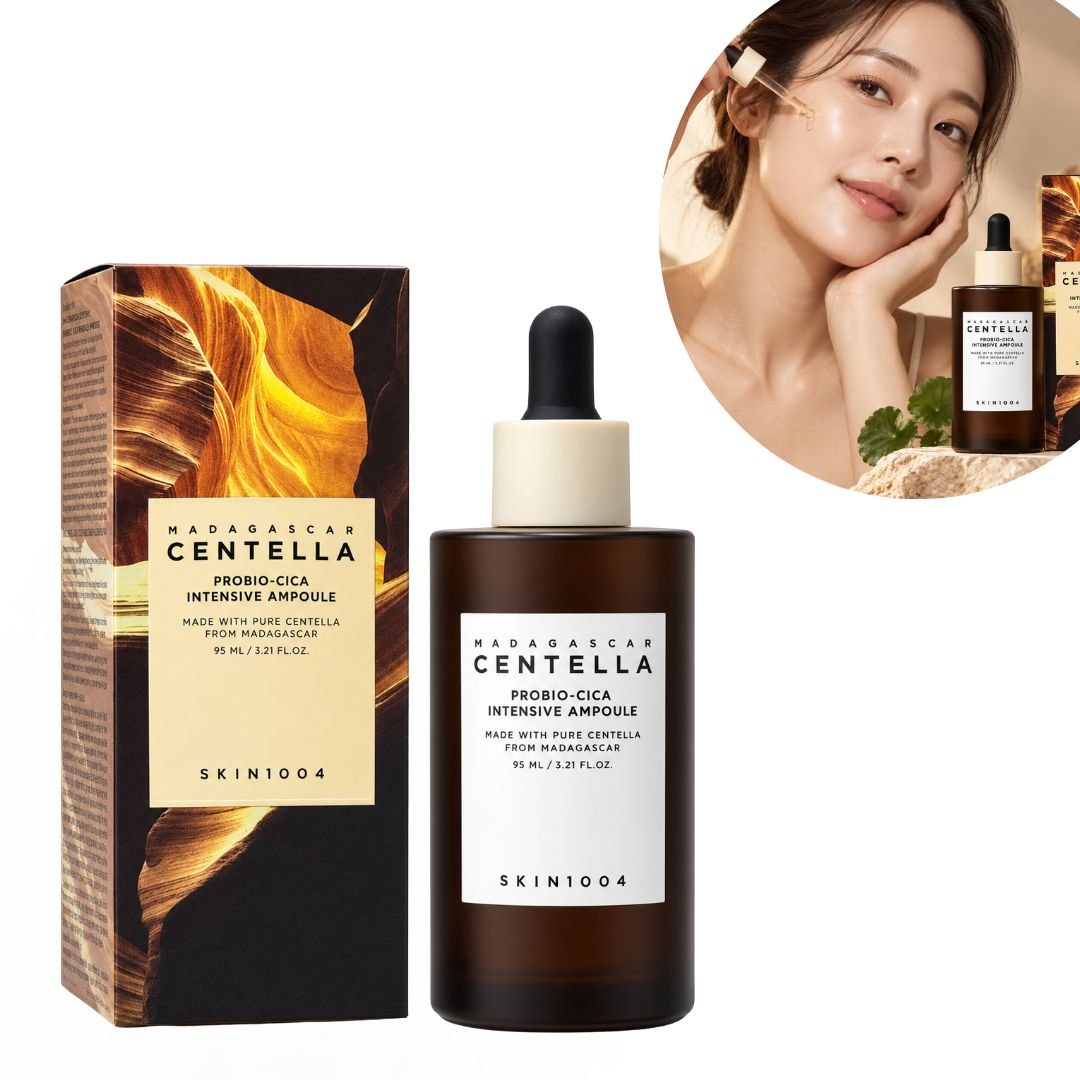 AMPOLLA DE REPARACION INTESIVA Y CUIDADO ANTIEDAD CON CENTELLA ASIATICA SKIN1004 95ML