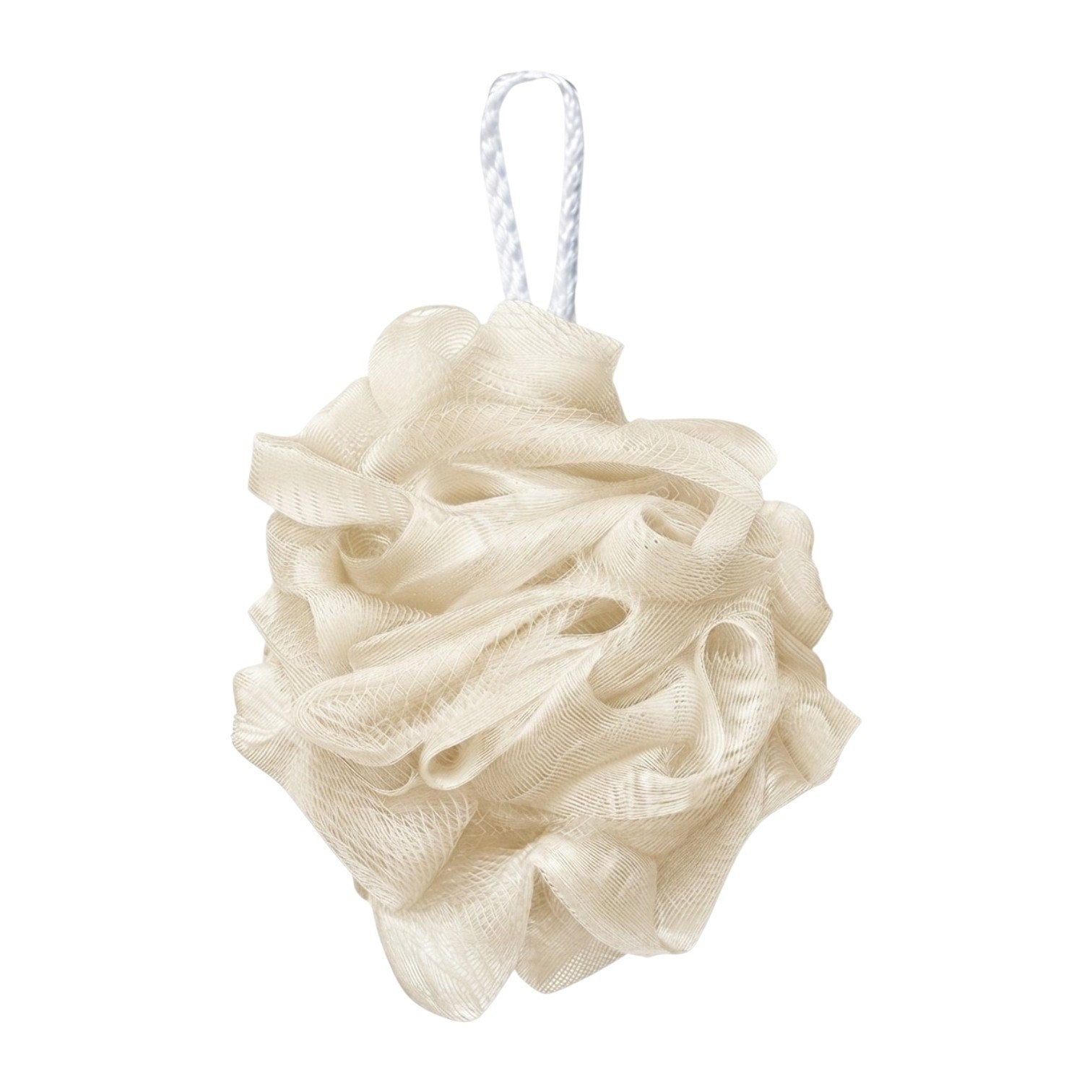 ESPONJA DE MALLA EXFOLIANTE POMPÓN DE DUCHA PARA MÁXIMA ESPUMA 15x15 CM