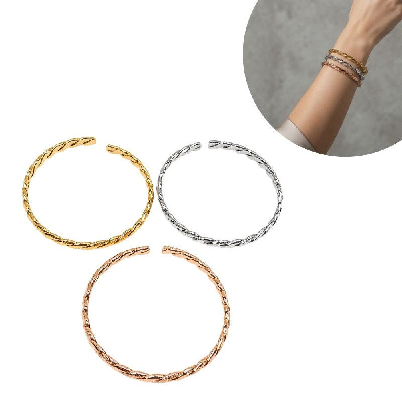PULSERA DE ENCHAPE PARA DAMA 6CM