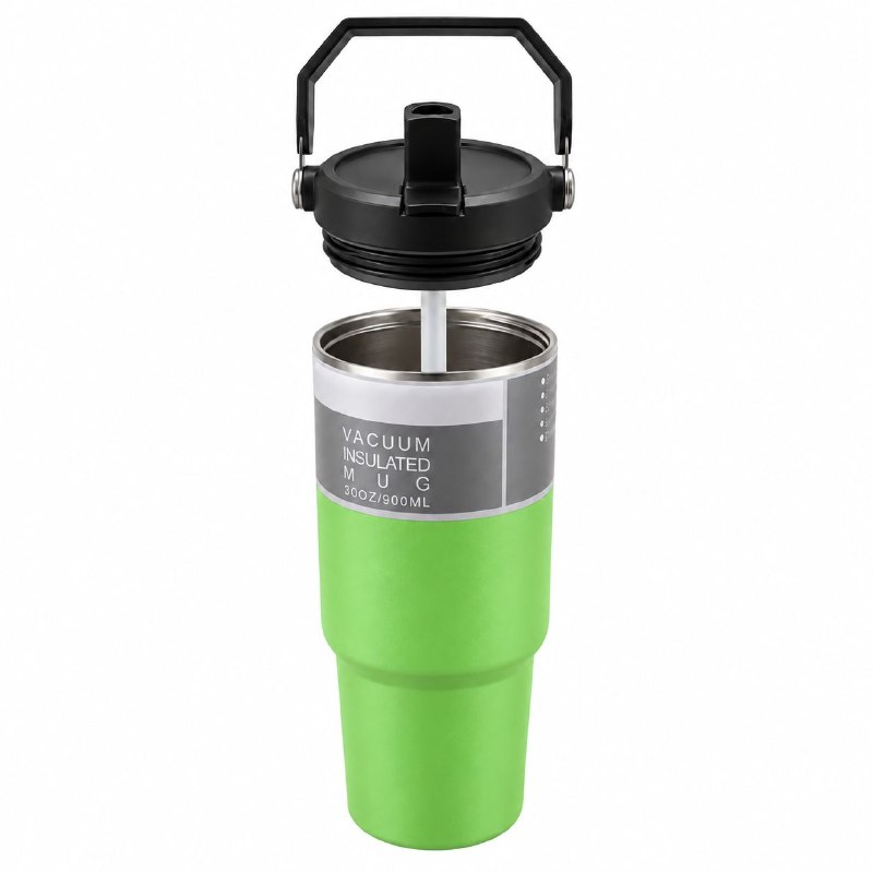 VASO TERMICO CON ASA Y TAPA 30OZ