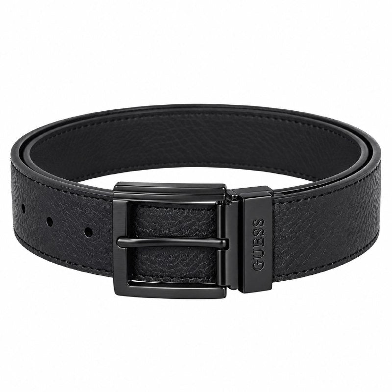 FAJA ORIGINAL GUESS PARA CABALLERO COLOR NEGRO TALLA M 34-36