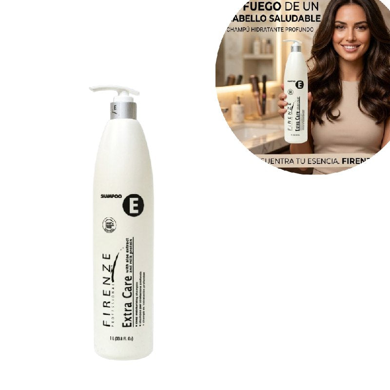 SHAMPOO PROFESIONAL NUTRITIVO E HIDRATANTE DE PROTEINA DE LECHE HIDROLIZADA FIRENZE 1L