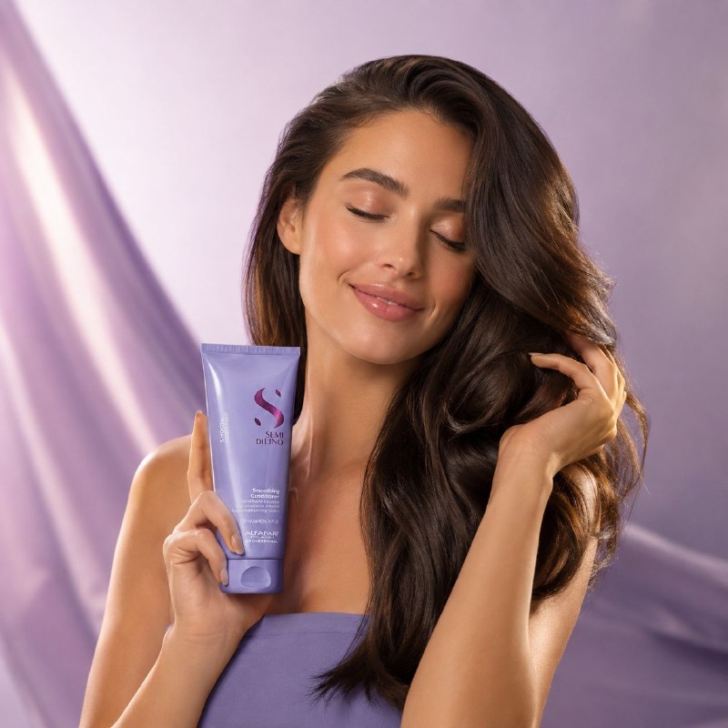 ACONDICIONADOR ALISADOR DESENREDANTE Y ANTIFRIZZ CON ACEITE DE LINAZA ALFAPARF 200ML