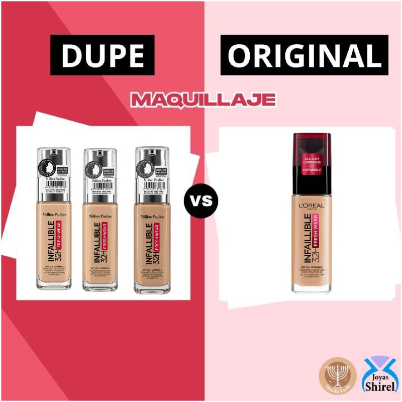 BASE DE MAQUILLAJE LIQUIDA DE LARGA DURACION MILLION PAULINE 30G (DUPE DE LOREAL)