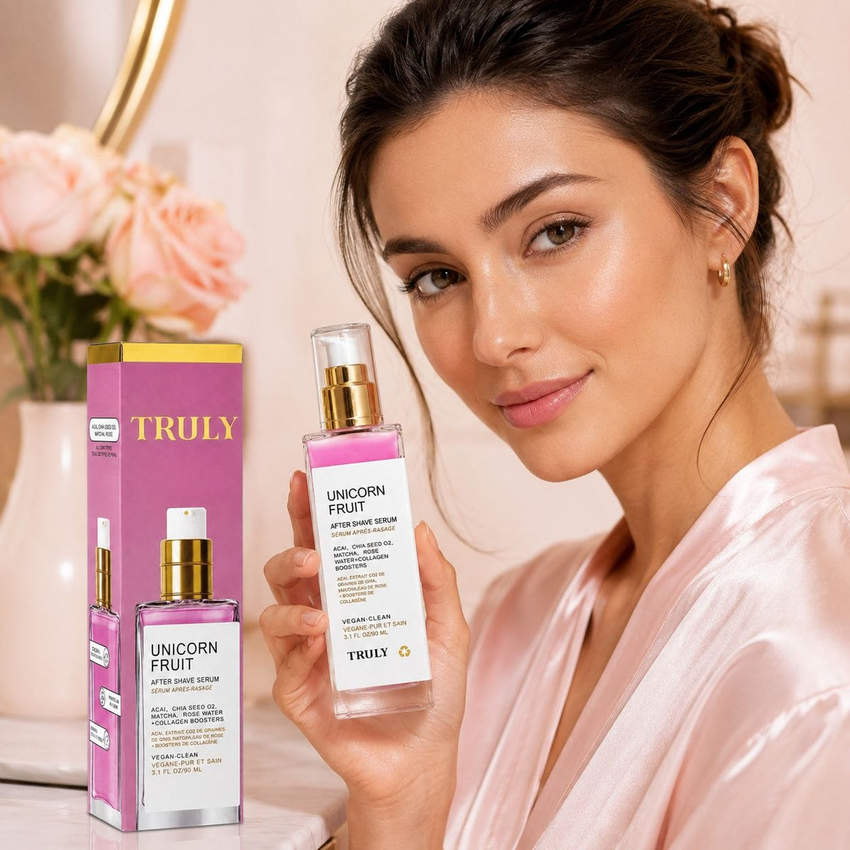 SUERO CORPORAL PARA DESPUES DEL AFEITADO UNICORN FRUIT TRULY 90ML
