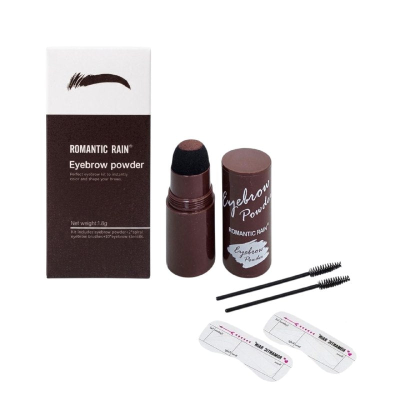 POLVO PARA CEJAS KIT DE CEJAS PERFECTO PARA DAR COLOR Y FORMA ROMANTIC RAIN 3 TONOS 1.8G