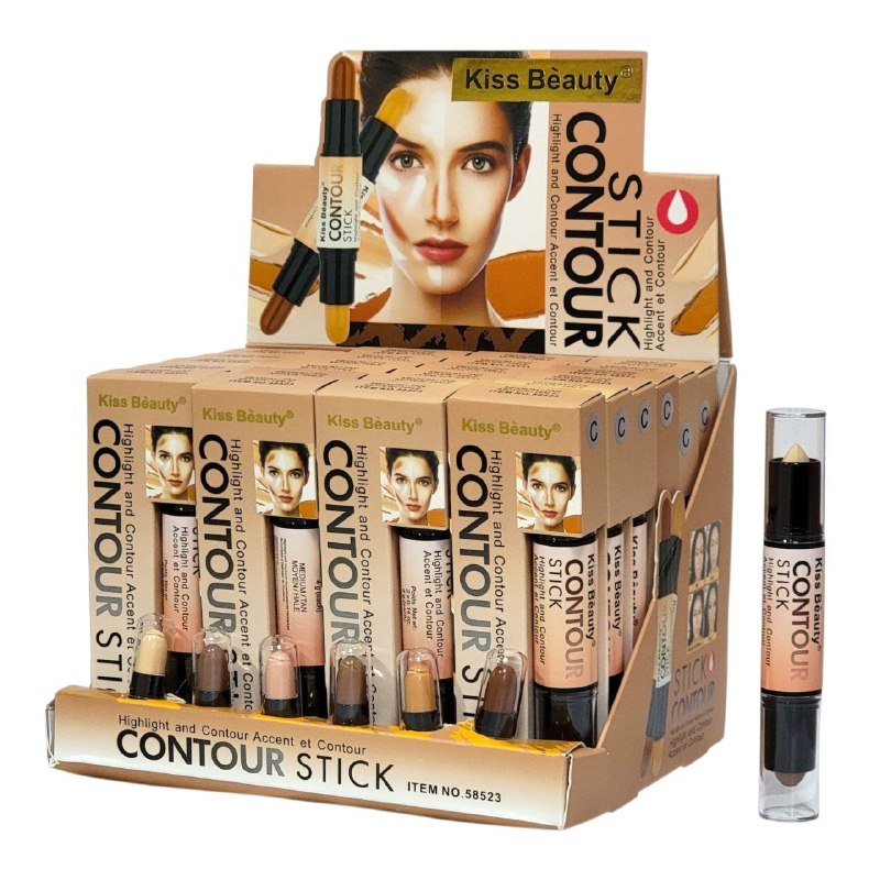 CONTORNO EN BARRA DUPE NXY WONDER RESALTA Y CONTORNEA KISS BEAUTY 8G