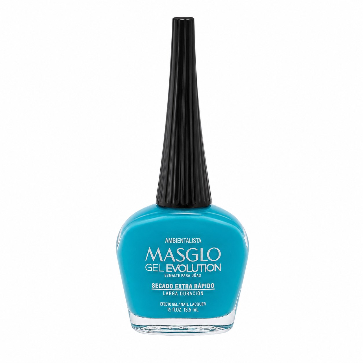 ESMALTE DE UÑAS CON EFECTO GEL DE SECADO EXTRA RÁPIDO MASGLO GEL EVOLUTION PASO 2 "ESTILO AMBIENTALISTA" 13.5 ML