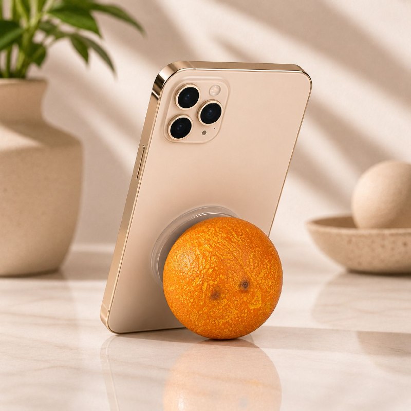 SOPORTE PARA CELULAR EN FORMA DE PLANETA 7CM