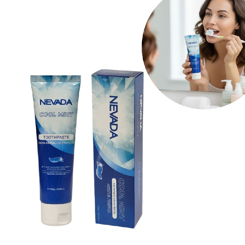 PASTA DENTAL DE LIMPIEZA PROFUNDA DURADERA Y PROTECCION ANTICARIES DE EXTRACTO DE MENTA NEVADA 100G
