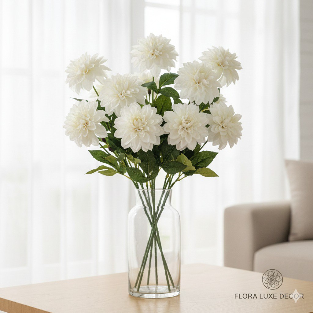 FLORES ARTIFICALES DECORATIVAS 75CM