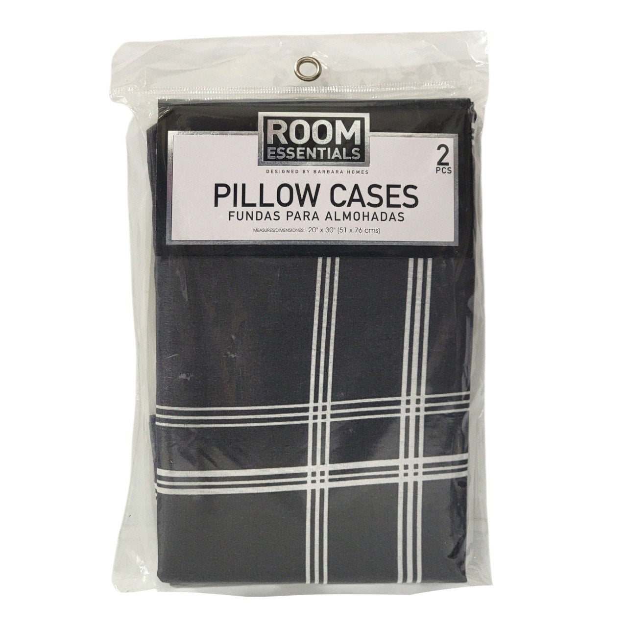 FUNDAS PARA ALMOHADAS ROOM ESSENTIALS 51X76CM X 2PCS