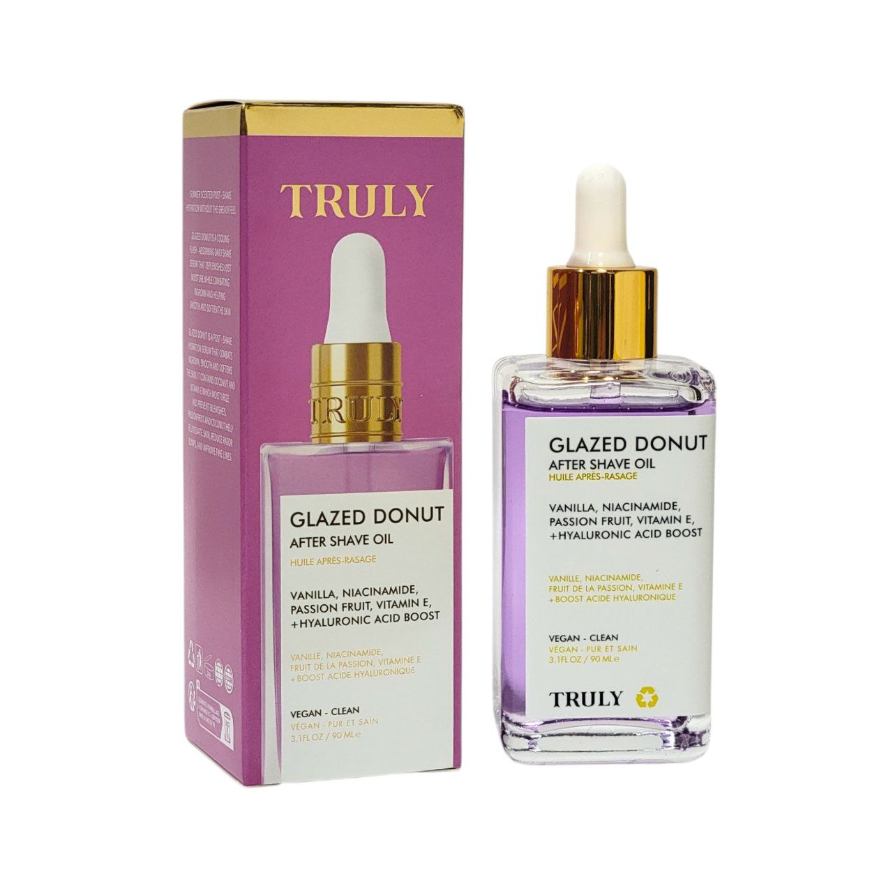 ACEITE CORPORAL PARA DESPUÉS DEL AFEITADO CON AROMA A VERANO GLAZED DONUT TRULY 90ML